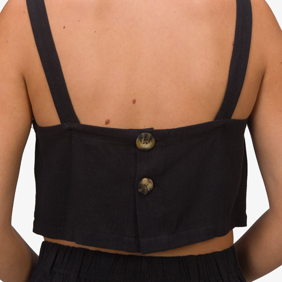 Alternative view of Tori Linen Tank